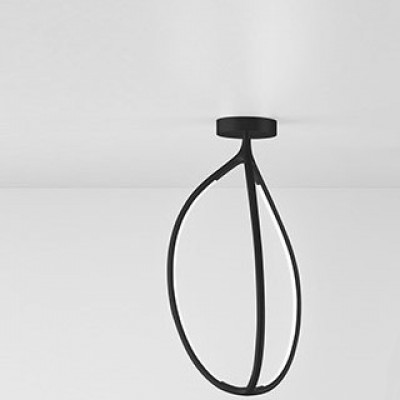 Artemide - Minimalism - Arrival PL S LED - Design Deckenleuchte - Schwarz - LS-AR-1554030APP - Warmweiss - 3000 K - Diffused