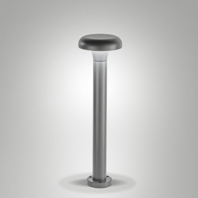 Fabas Luce - Outdoor - Strike PT 60 LED - Aluminium Pollerleuchte für Garten und Einfahrten - Zementgrau - LS-FL-6530-10-294 - Warmweiss - 3000 K - Diffused