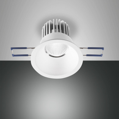 Fabas Luce - Soul - Sigma-3 R FA LED - Runder Deckeneinbaustrahler - Weiß - LS-FL-3445-72-346 - Warmweiss - 3000 K - Diffused