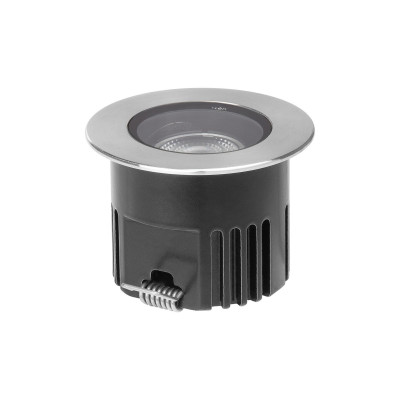 i-LèD Maestro - Orma - Orma powerLED 4 W 24V - Wasserdichter Bodeneinbaustrahler rund - Stahl