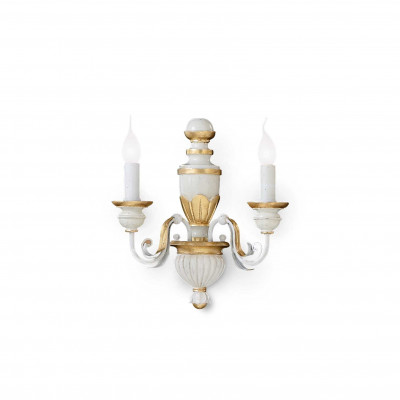 Ideal Lux - Chandelier - Firenze AP2 - Wandlampe - Antikweiß - LS-IL-012902