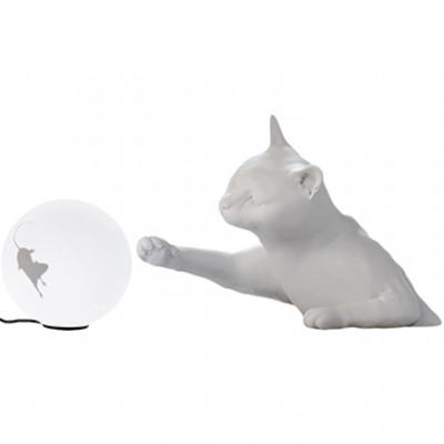 Karman - Zoo - Maoo TL – Designer-Tischlampe - Weiß matt - LS-KR-CT312 AB INT