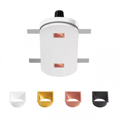 Linea Light - Gypsum Coloring - Gypsum Coloring Q2 15W 198-264 V - Quadratischer Einbaustrahler mit 2 Lichtern - Weiß