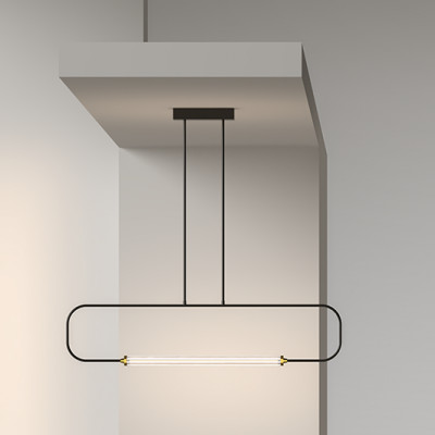 Lumen Center - Astolfo - Skylines SP S - Kronleuchter mit geometrischen Formen - Schwarz - LS-LC-SKY33103S - Superwarm - 2700 K - Diffused