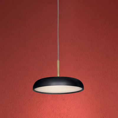 Lumen Center - Zero - Zero 60 SP LED - Große runde Pendelleuchte - Schwarz - LS-LC-ZR33103L27 - Superwarm - 2700 K - Diffused