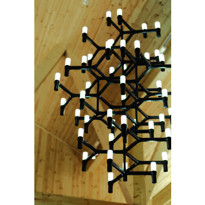 Nemo - Crown - Crown Summa SP - Wohnzimmer-Kronleuchter - Matt-schwarz - LS-NL-CRO-HNW-59