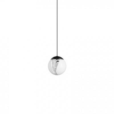 Vistosi - Poc - Poc SP 16 LED - Design Suspension in Glas - Anthrazit/Weiss - Diffused