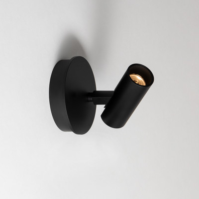 Artemide - Minimalism - Vector 40 AP no switch - Modern wall lamp with reading light - Black