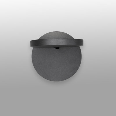 Artemide - Demetra - Demetra FA Interrupteur - Wall spotlight with switch - Anthracite - Diffused