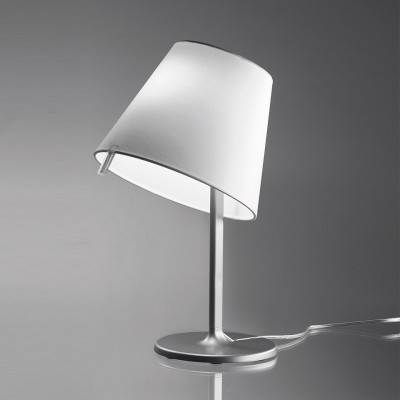 Artemide - Lampshade Collection - Melampo Notte TL - Modern bedside lamp - Grey - LS-AR-0710010A