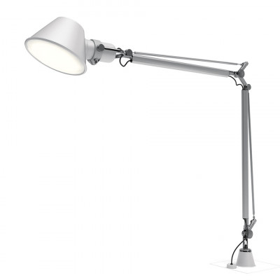 Artemide - New - Tolomeo XXL LED Outdoor con supporto fisso - Silver - LS-AR-1535150A - Warm white - 3000 K - Diffused