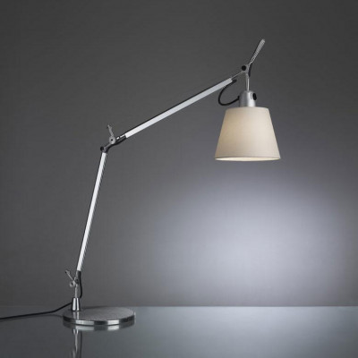Artemide - Tolomeo - Tolomeo TL Basculante - Table lamp with arms - Parchment - LS-AR-0947010A-B1