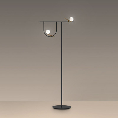 Artemide - Yanzi - Yanzi PT LED - Design floor lamp - Brass - LS-AR-1102010A - Warm white - 3000 K - Diffused