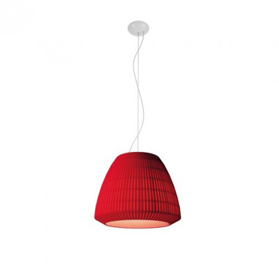 Axolight - Tissue - Bell 45 SP - Colouful chandelier - Red - LS-AX-SPBEL045E27RSXX