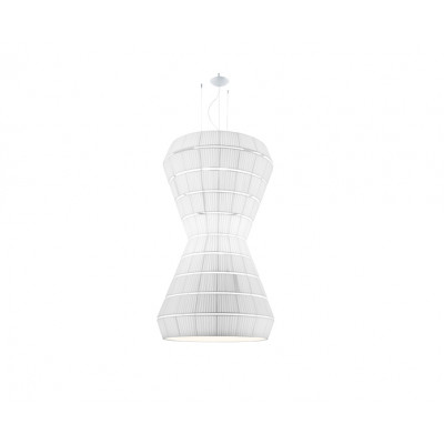 Axolight - Tissue - Layers F SP - Textile chandelier - White - LS-AX-SPLAYFXXE27BCXX