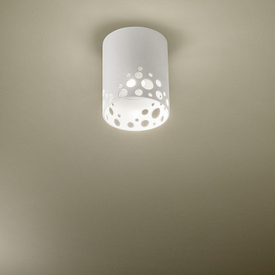 Elesi Luce - Gaia - Gaia PL M LED - Round LED ceiling light - White - LS-EL-04409BBDWXXXX - Warm white - 3000 K - Diffused
