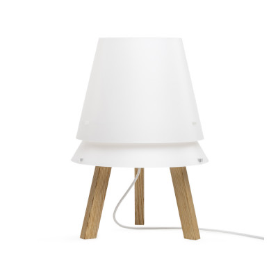 Emporium - Luminosa - Lucio TL - Nordic style table lamp - Ash wood finish - LS-EM-120045018