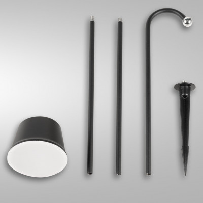 Fabas Luce - Bike - Armanda TE - Bollard for outdoors - Black - LS-FL-3742-72-101 - Warm white - 3000 K - Diffused