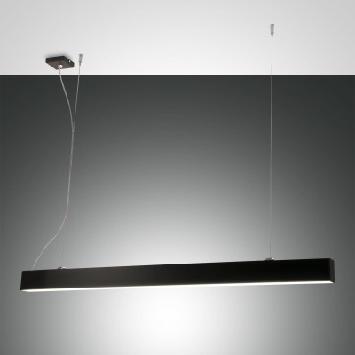 Fabas Luce - Bike - Next SP S - Linear suspension lamp - Black - LS-FL-3681-40-101 - Warm white - 3000 K - Diffused