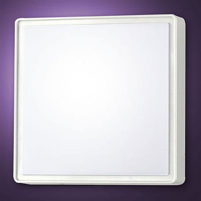 Fabas Luce - Geometric - Oban LED PL L - Large squared ceiling light - White - LS-FL-3205-66-102 - Natural white - 4000 K - Diffused