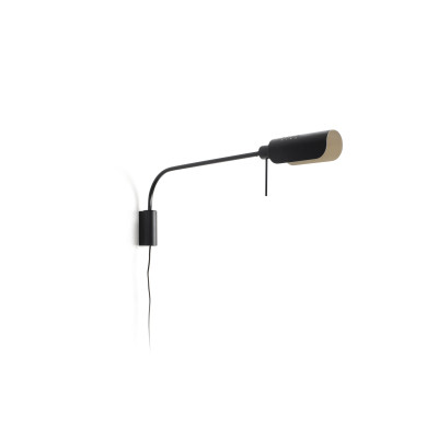 Faro - Indoor - Retro - Martinica XL AP - Wall light with directable arm - Black - LS-FR-20040-133