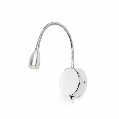 Faro - Indoor - Flexi - Loke AP  LED - Wall lamp with LED swivel arm - Chrome - LS-FR-40994 - Warm white - 3000 K - 30°