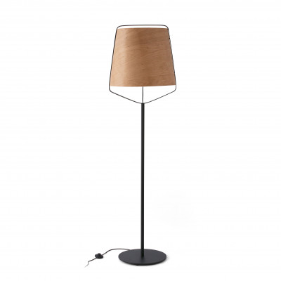 Faro - Indoor - Modern lights - Stood PT - Floor lamp with wooden diffuser - Wood - LS-FR-29847