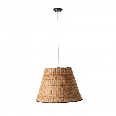 Faro - Indoor - Weave - Sumba SP - Cylinder chandelier - Black/Brown - LS-FR-65134-72