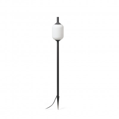 Faro - Outdoor - Cartago - Saigon R17 PT spike L - Floor lamp with spike - Dark / white chrome - LS-FR-71575P-03