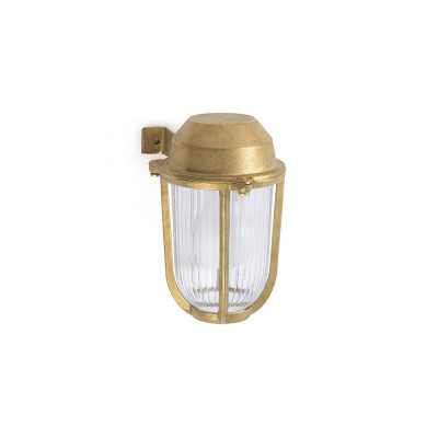 Faro - Outdoor - Ottone - Borda AP - Wall lamp made of brass for gardens and porches - Brass - LS-FR-70997