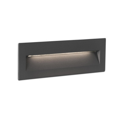 Faro - Outdoor - Sedna - Nat FA LED - Recessed wall spotlight with LED light - Grey - LS-FR-70638 - Warm white - 3000 K - Diffused