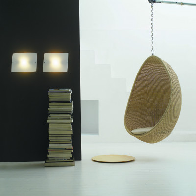 Foscarini - Glass - Folio AP S - Minimal wall light - Satin white - LS-FO-019005-R1-10