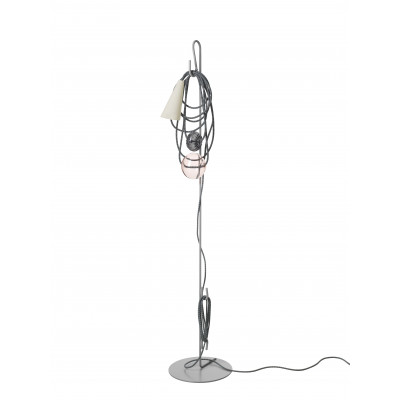Foscarini - Playful - Filo PT - Floor light colourful - White/Black - LS-FO-FN289004_01 - Warm white - 3000 K - Diffused