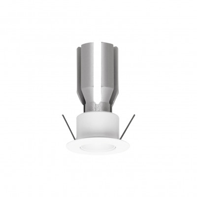 i-LèD - Downlights - Anton - Recessed ceiling spotlight Anton-R - powerLED 6 W 630 mA - White RAL 9003 embossed