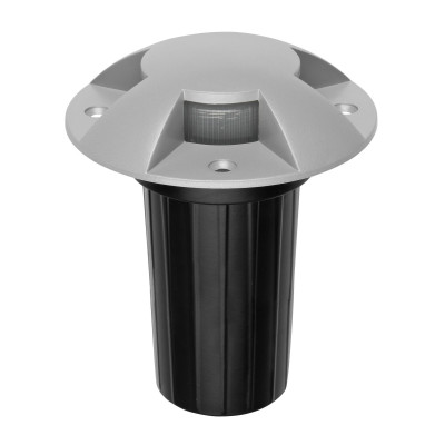 i-LèD - Signaling - Dans - Carriageable spotlight Dans-4 - 190-250 V - arrayLED 6 W 630 mA - Grey RAL 9006 embossed - 180°