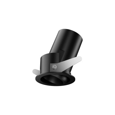 Ideal Lux - Downlights - Quark FA adjustable 9W Led - Ceiling spotlight directable - Black - LS-IL-322971 - Warm white - 3000 K - 25°