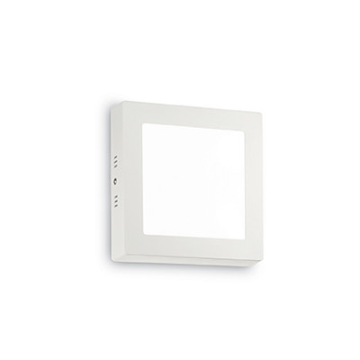 Ideal Lux - Circle - Universal 12W Square - Wall lamp - White - 110°
