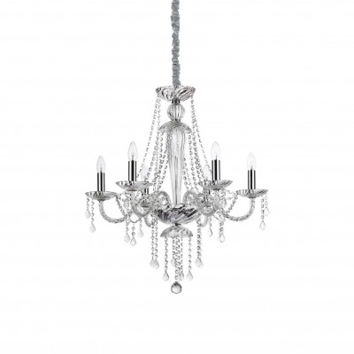 Ideal Lux - Baroque - Amadeus SP6 - Pendant lamp - Transparent - LS-IL-168753