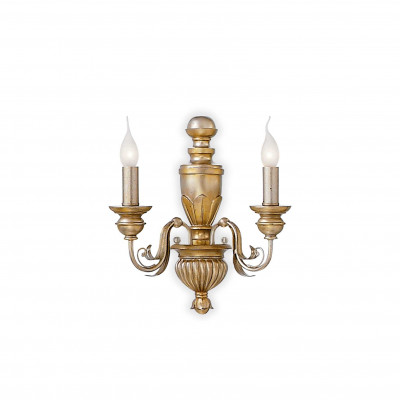 Ideal Lux - Chandelier - Firenze AP2 Oro - Applique - Gold - LS-IL-020846