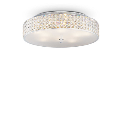 Ideal Lux - Diamonds - Roma PL9 - 9-lights ceiling lamp with crystals - Chrome - LS-IL-087863