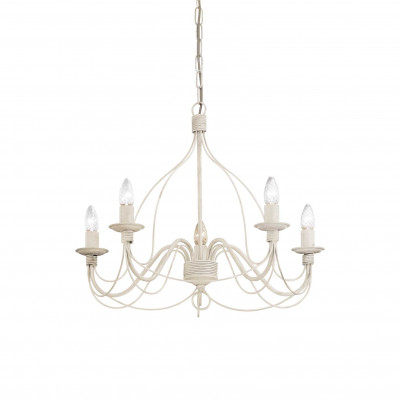 Ideal Lux - Middle Ages - CORTE SP5 - Pendant lamp - Antique white - LS-IL-005881