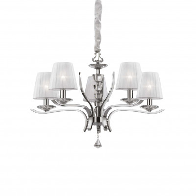Ideal Lux - Provence - PEGASO SP5 - Pendant lamp - Chrome - LS-IL-066448