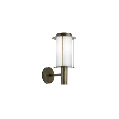 Il Fanale - Lanterne - Loggia AP - Cylindrical wall lamp - Antique brass / white - LS-IF-264-01-OOB