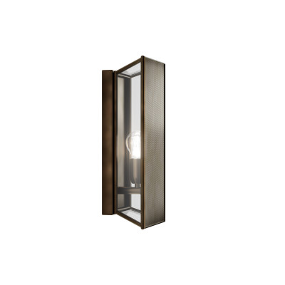 Il Fanale - London - Massira AP rettangolare - Brass wall light - Dark bronze - LS-IF-295-10-MM
