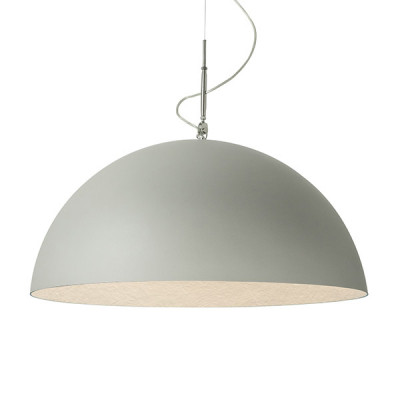 In-es.artdesign - Mezza Luna - Mezza Luna 1 Cemento SP - Designer chandelier - Grey/White - LS-IN-ES05010G-B