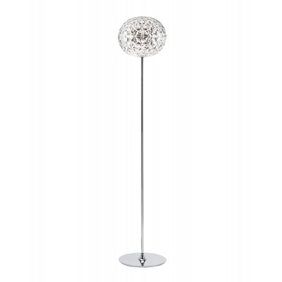 Kartell - Planet - Planet PT L - Floor lamp with adjustable brightness - Chrome/Trasparent - LS-KA-09388B4 - Super warm - 2700 K - Diffused
