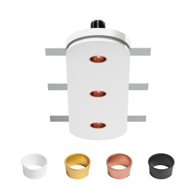 Linea Light - Gypsum - Gypsum ColoRing  R3 FA - 3 lights recessed spotlight - White - LS-LL-8831 - Warm white - 3000 K - 15°