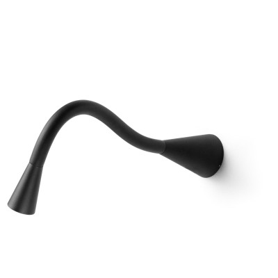 Linea Light - Snake - Snake LED - Adjustable led wall lamp S - Black - LS-LL-7224 - Warm white - 3000 K - Diffused