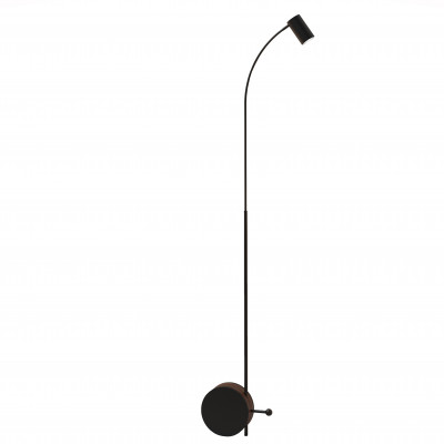 Lumen Center - Chiocciola - Chiocciola Reading PT - Floor lamp for reading - Matt black - LS-LC-CHIO09103 - Super warm - 2700 K - Diffused