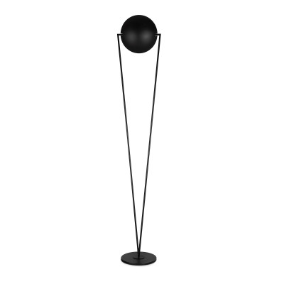 Lumen Center - Classic collection - Victory Led PT - Design floor lamp with dimmer - Matt black - LS-LC-VICT102L - Warm white - 3000 K - Diffused